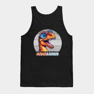 Mamasaurus T rex Dinosaur Brother Saurus Family Matching Tank Top